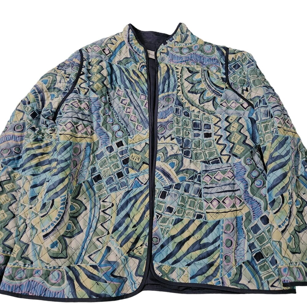Alfred Dunner Womens Shrug Multi-Color Size 16 100% Polyester